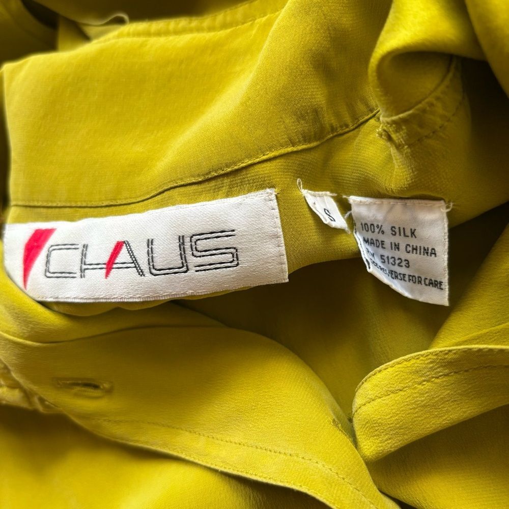 Chaus 100% Silk Tunic Shirt | EUC | Size Small - Picture 9 of 10